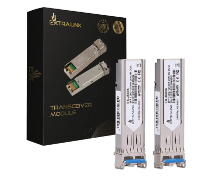 Moduł SFP ExtraLink SFP 1.25G 2-pack  LC/UPC 2km jednomodowy